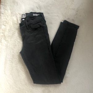 Frame black/gray skinny jeans 25